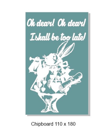 Alice  rabbit 110 x 180mm